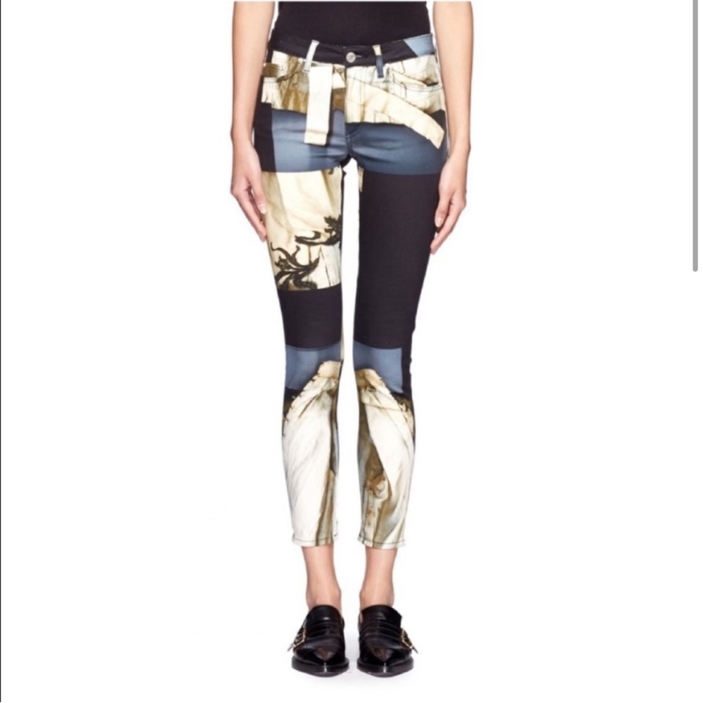 Acne studios SKIN 5 BLK FLOWER.